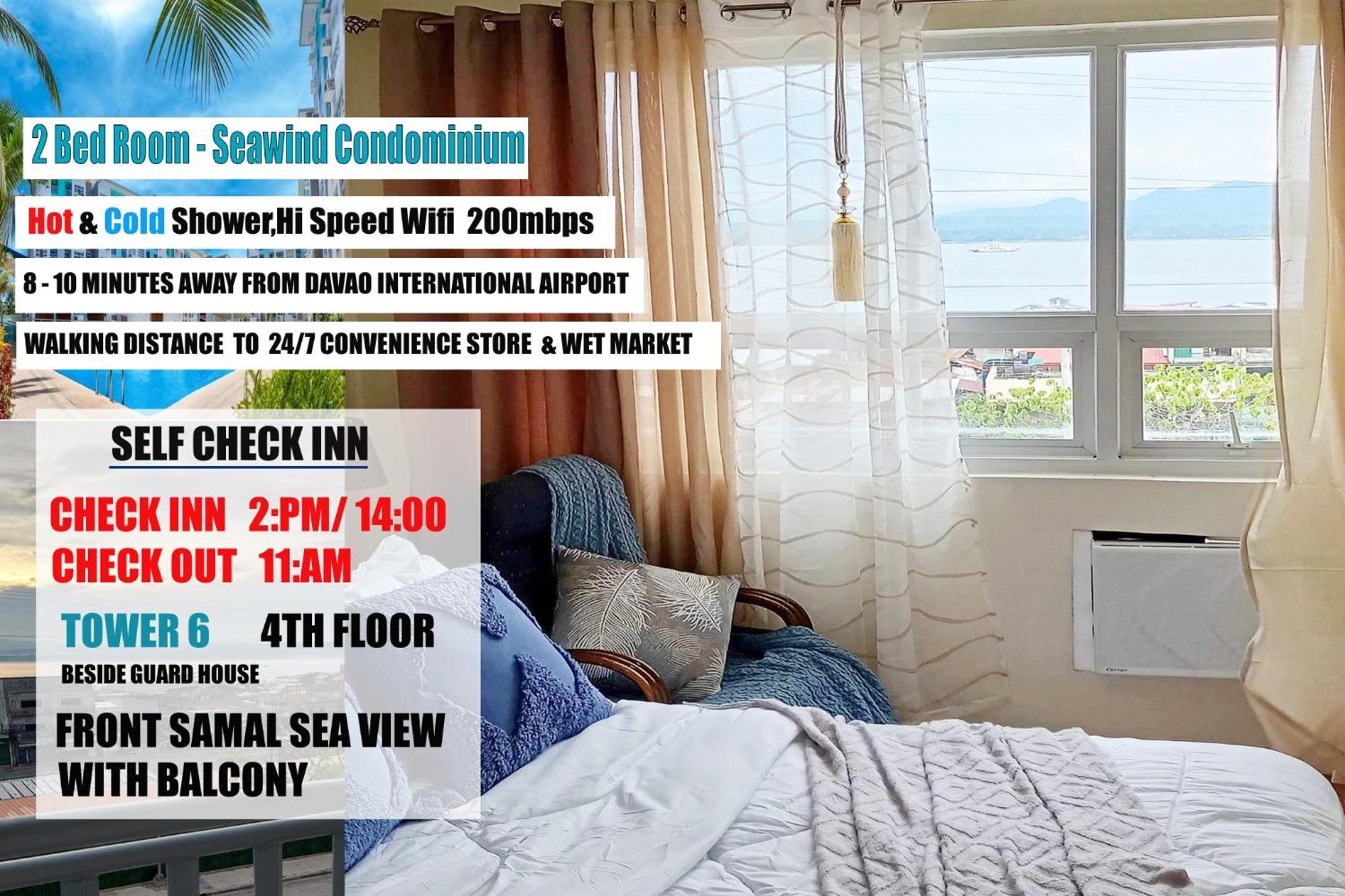 4Th Floor - Sea View Of Seawind Condominium Davao City Exterior foto